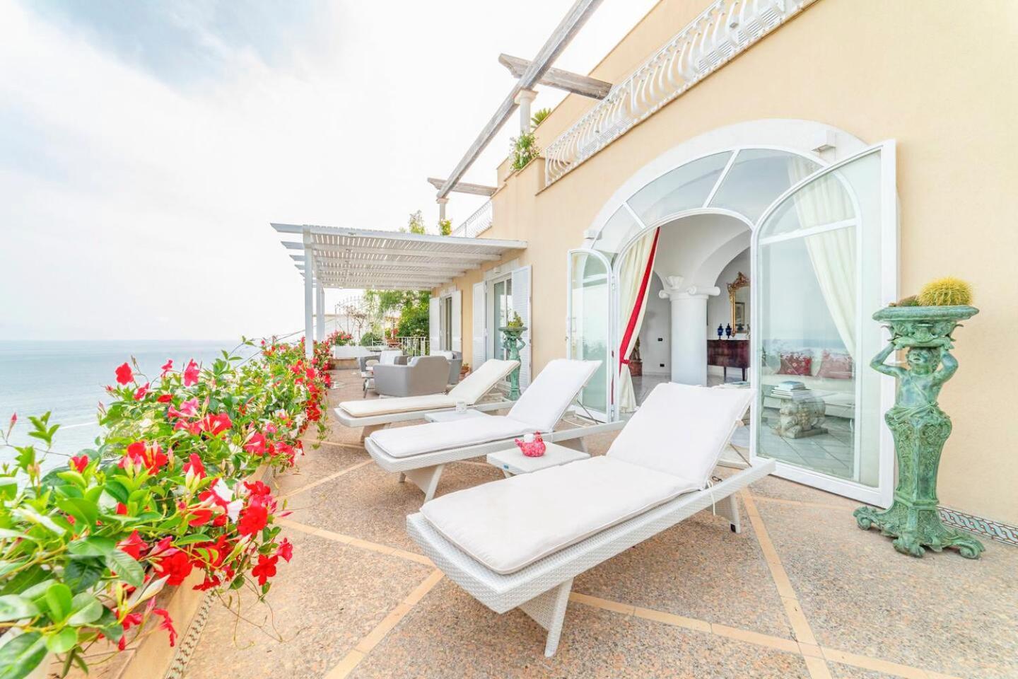 Villa Cristina -No Steps-Amalfi Coast Views -Hot Tube 普莱亚诺 外观 照片