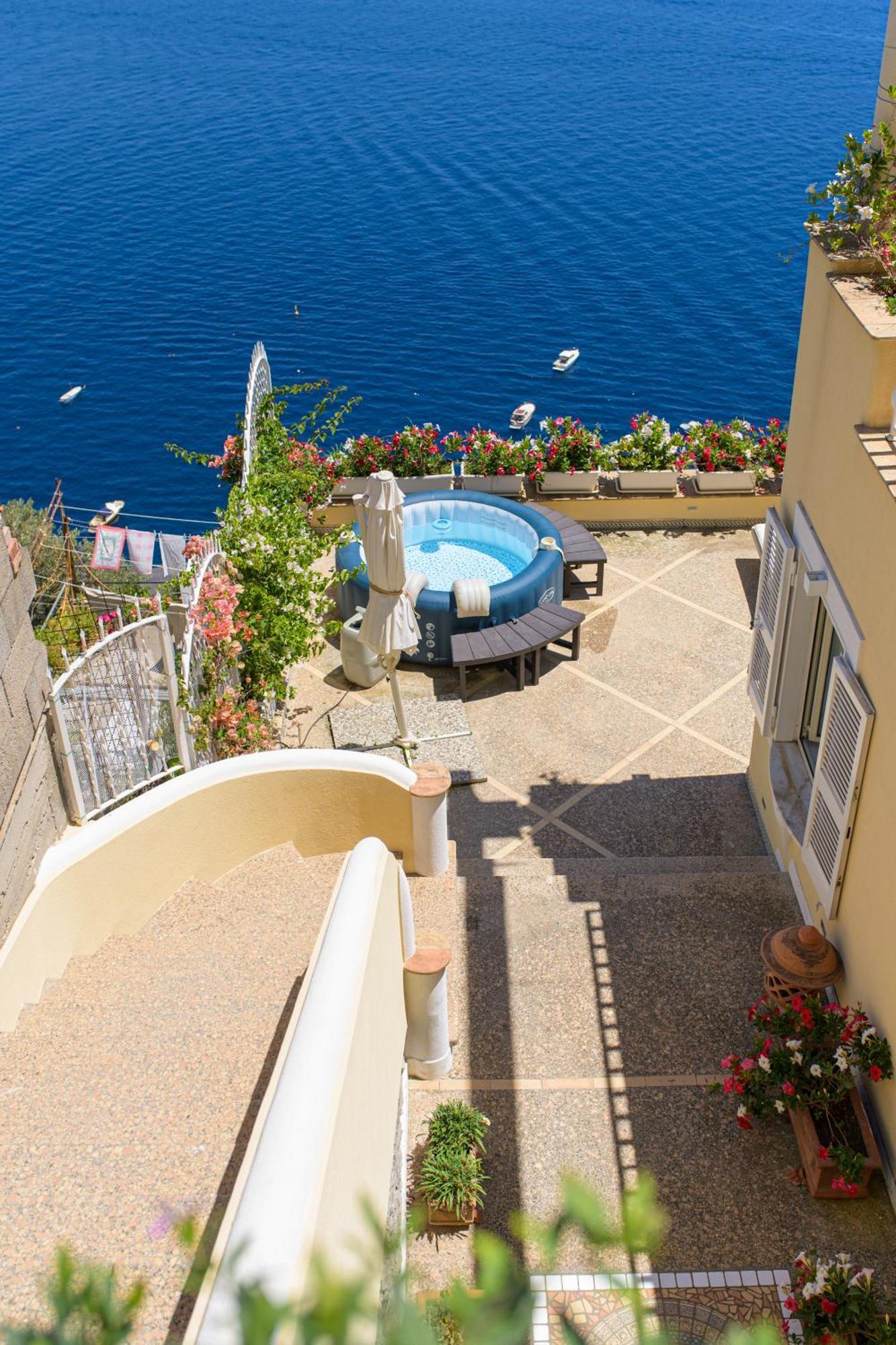 Villa Cristina -No Steps-Amalfi Coast Views -Hot Tube 普莱亚诺 外观 照片