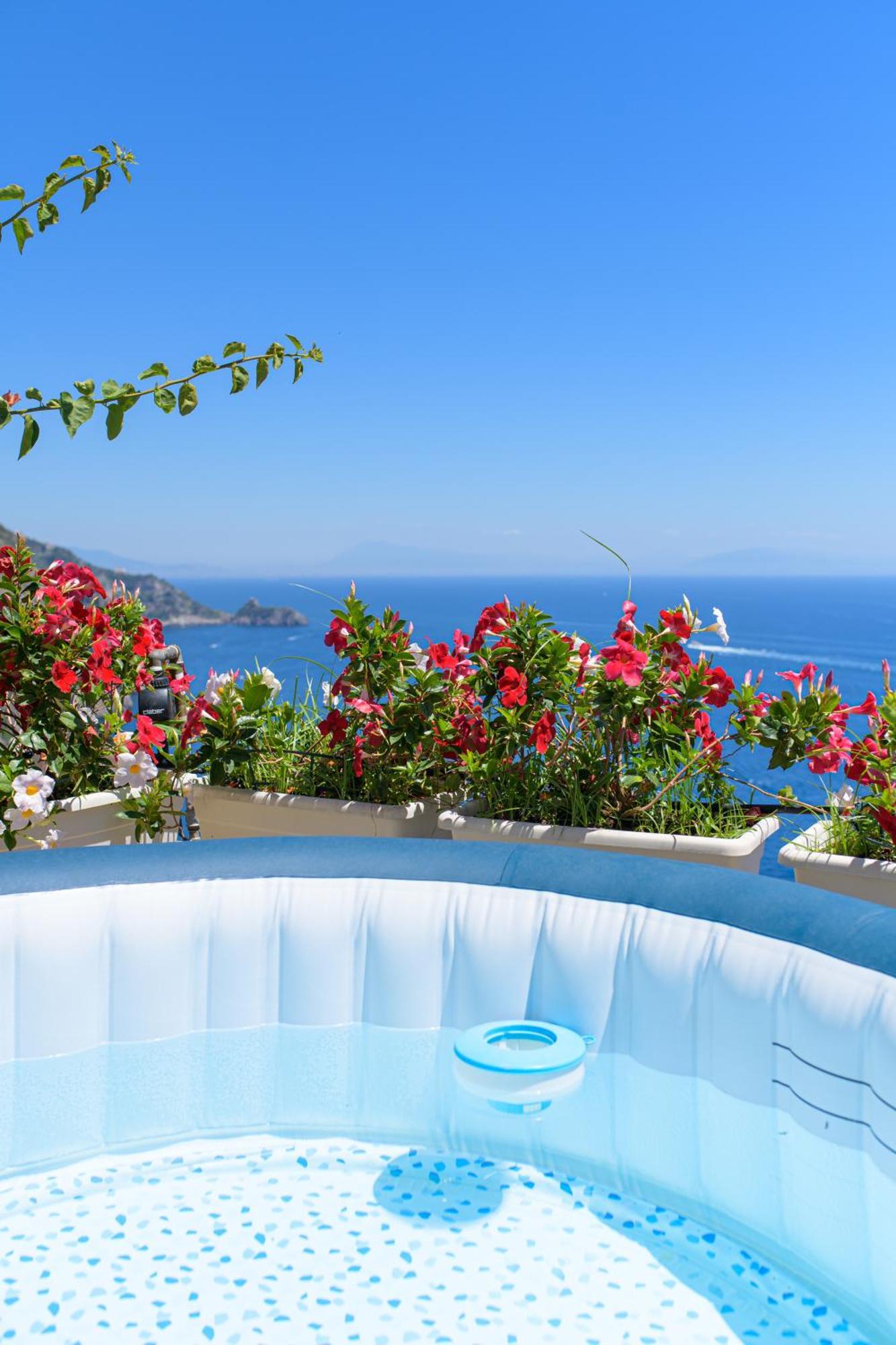 Villa Cristina -No Steps-Amalfi Coast Views -Hot Tube 普莱亚诺 外观 照片